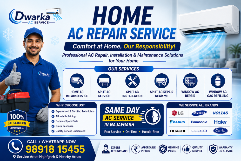 Home AC Repair Service – Professional AC Repair, Installation & Maintenance Solutions