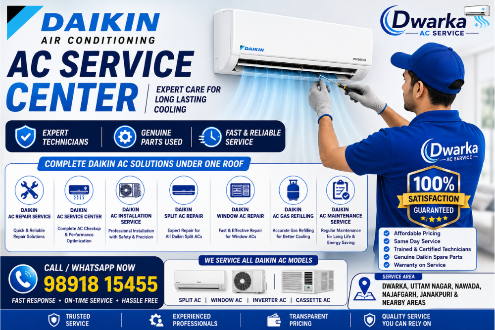 Daikin AC Service Center – Professional Daikin AC Repair, Installation & Maintenance Solutions