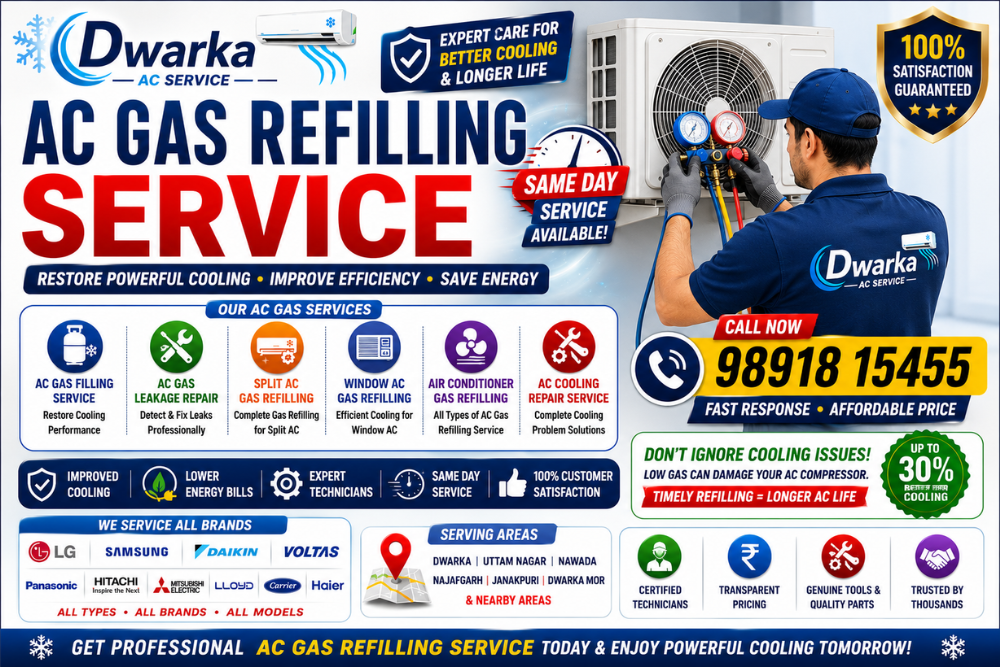 Professional AC Gas Refill Solutions
