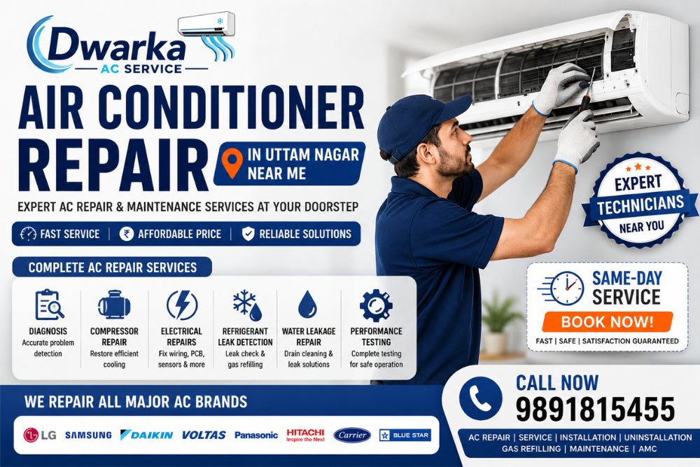 Air Conditioner Repair in Uttam Nagar Near Me