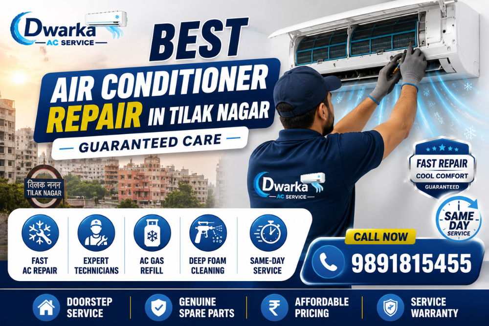 Best Air Conditioner Repair in Tilak Nagar - Guaranteed Care