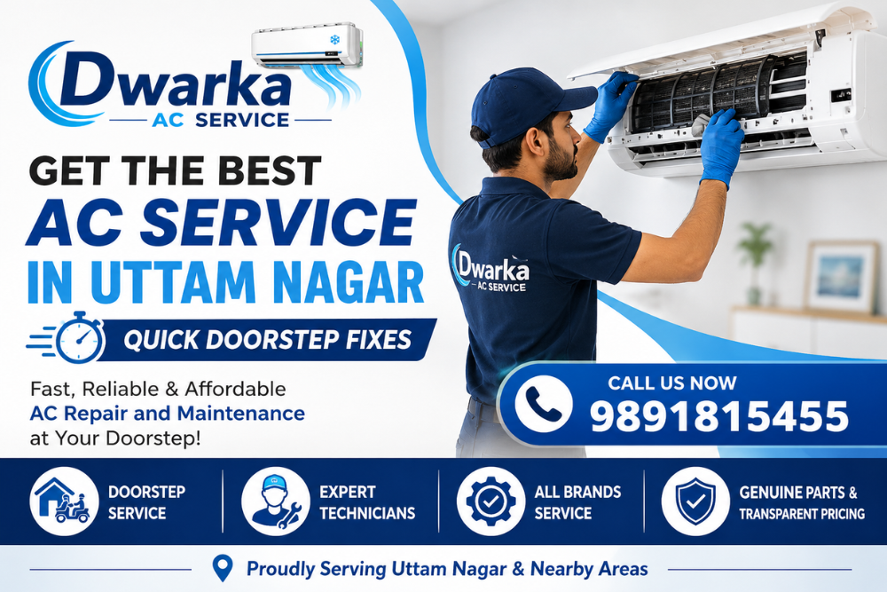 Get the Best AC Service in Uttam Nagar | Quick Doorstep Fixes