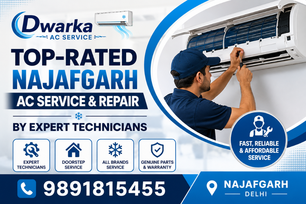 Top-Rated Najafgarh AC Service & Repair by Expert Technicians